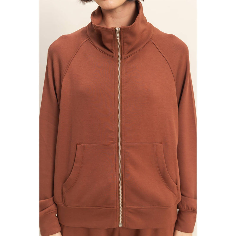 Bethany Full Zip Scuba Jacket
