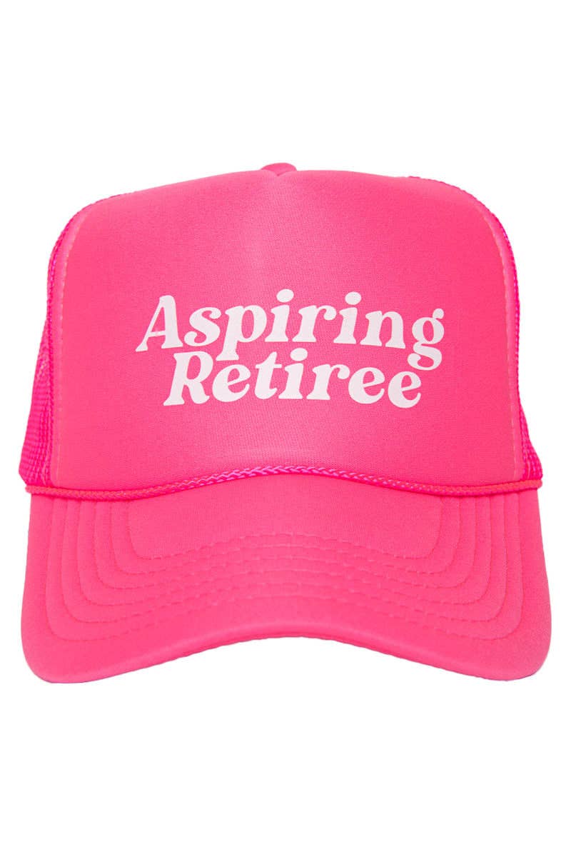 Aspiring Retiree Foam Trucker Hat