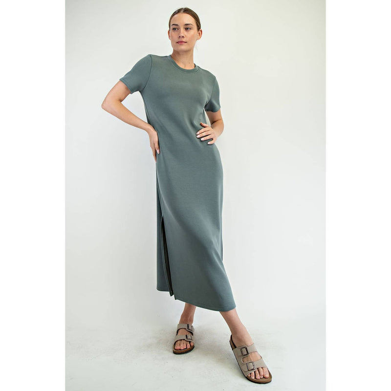 Hannah Scuba Maxi Dress