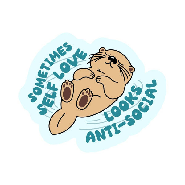 Sometimes Self Love Looks Vinyl Sticker