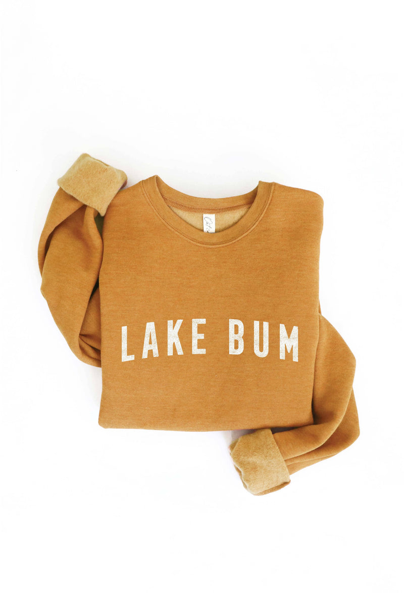LAKE BUM Graphic Sweatshirt-Dusty Sage
