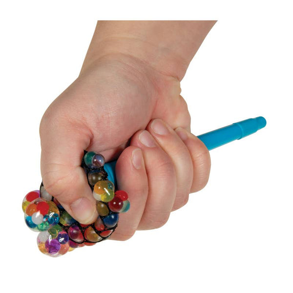Rainbow Mesh Boba Ball Pen