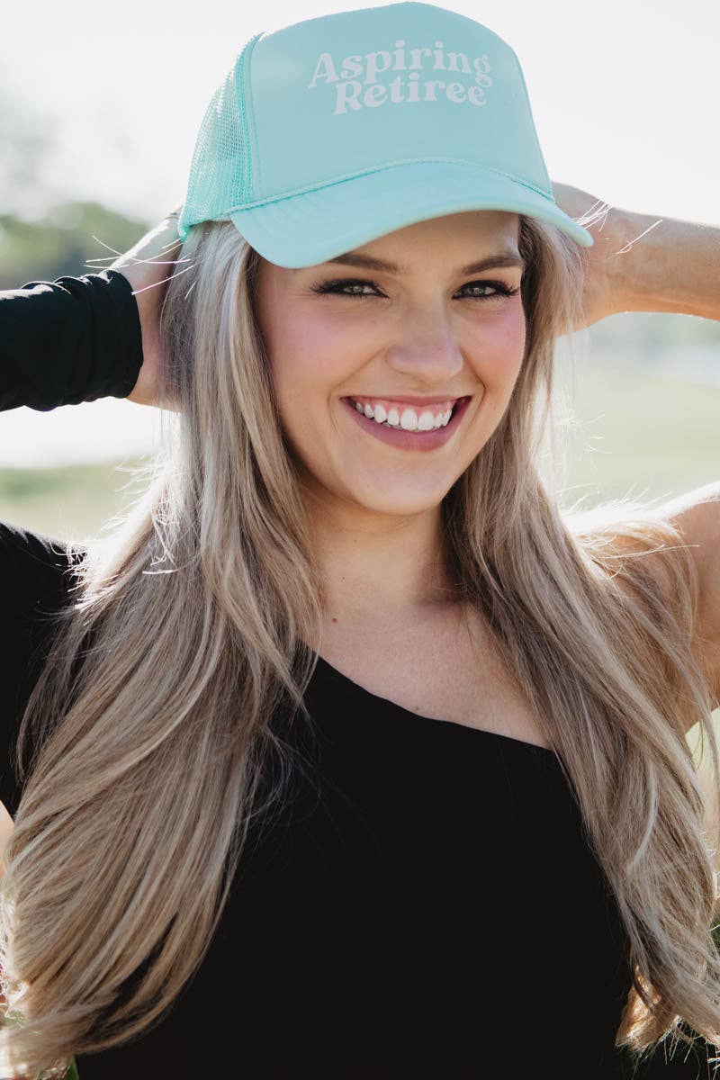 Aspiring Retiree Foam Trucker Hat