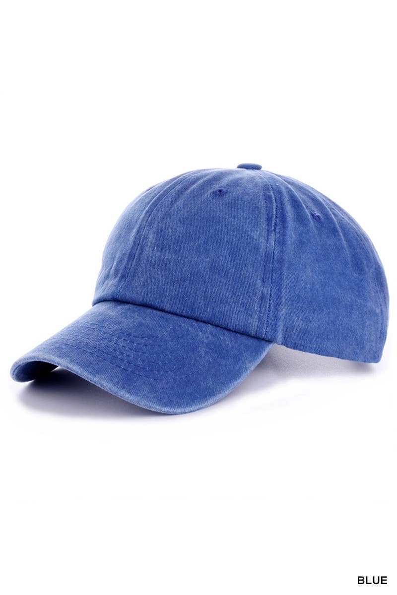 Vintage Washed Baseball Cap: Multiple Colors