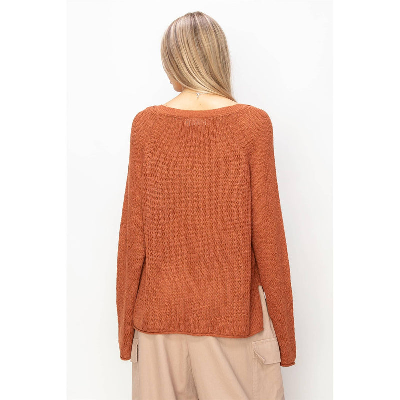 Olivia Long Sleeve Oversized Sweater