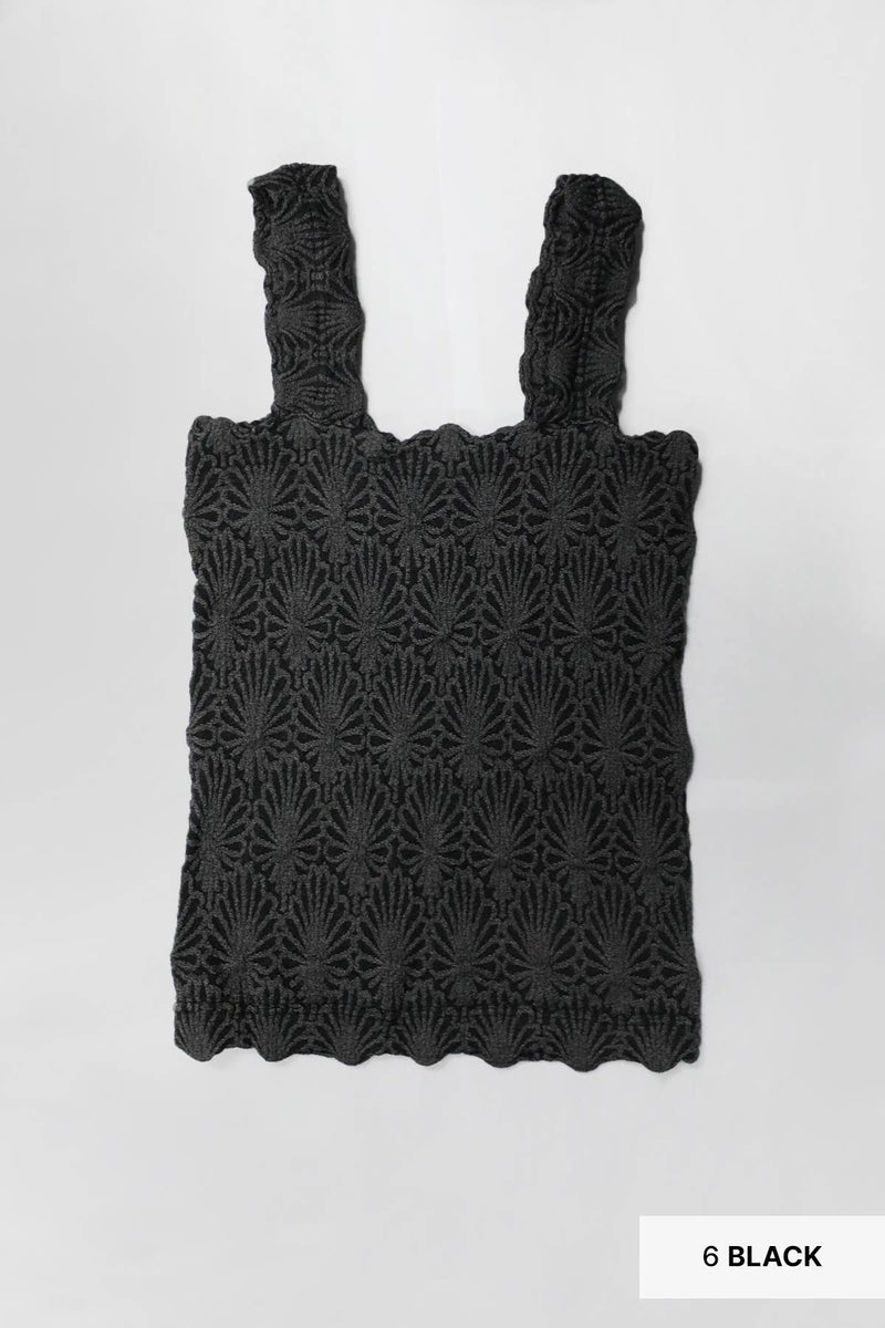 Lace Textured Square Top- Multiple