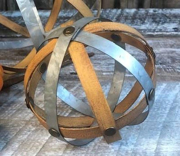 Rust / Galvanized Sphere - Small