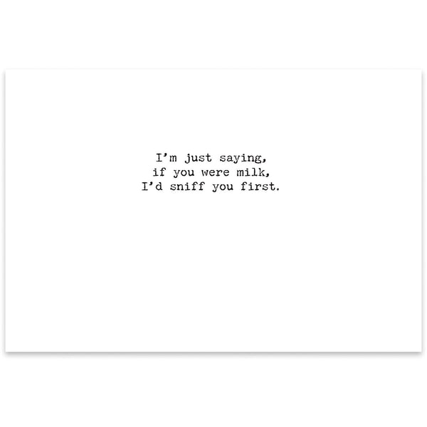 You're Old Greeting Card