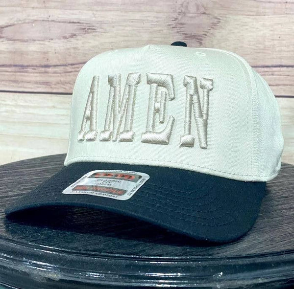 Amen 3-D Puff Trucker Hat