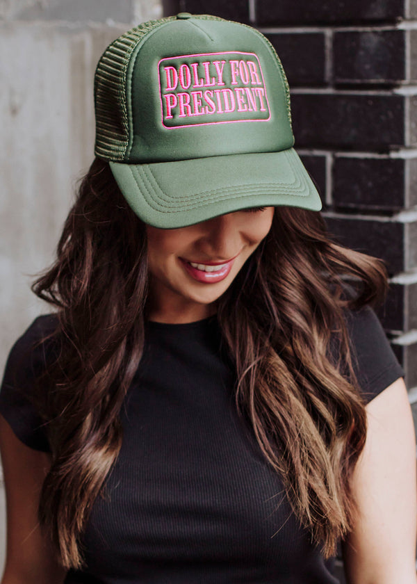 Dolly For President Trucker Hat