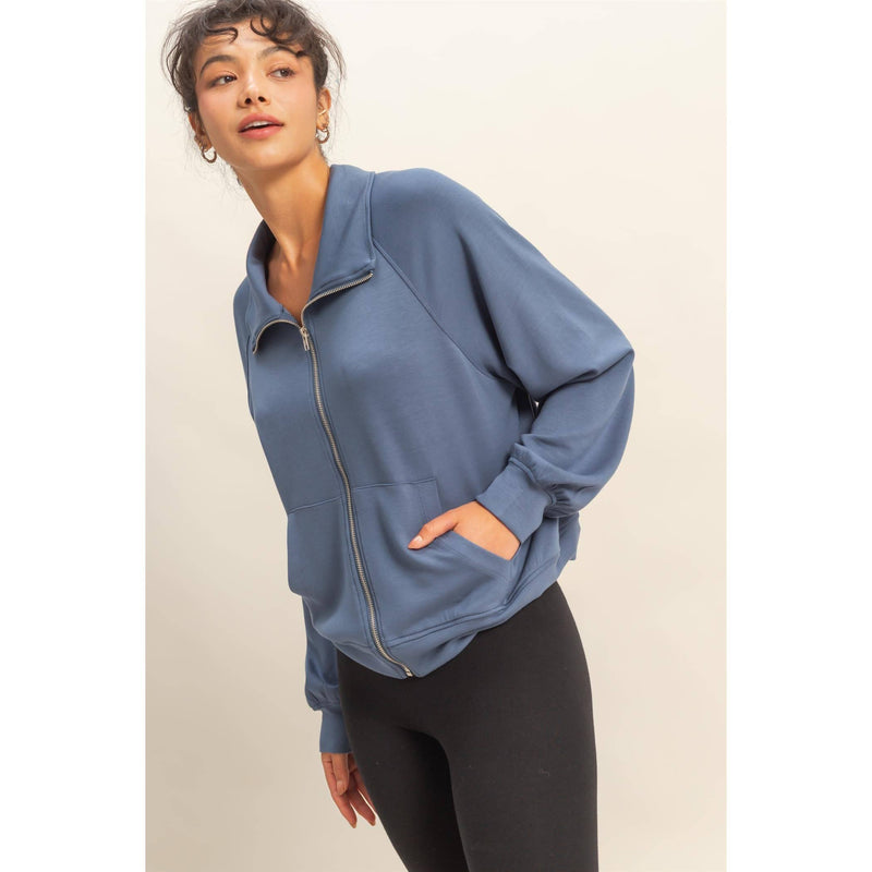 Bethany Full Zip Scuba Jacket