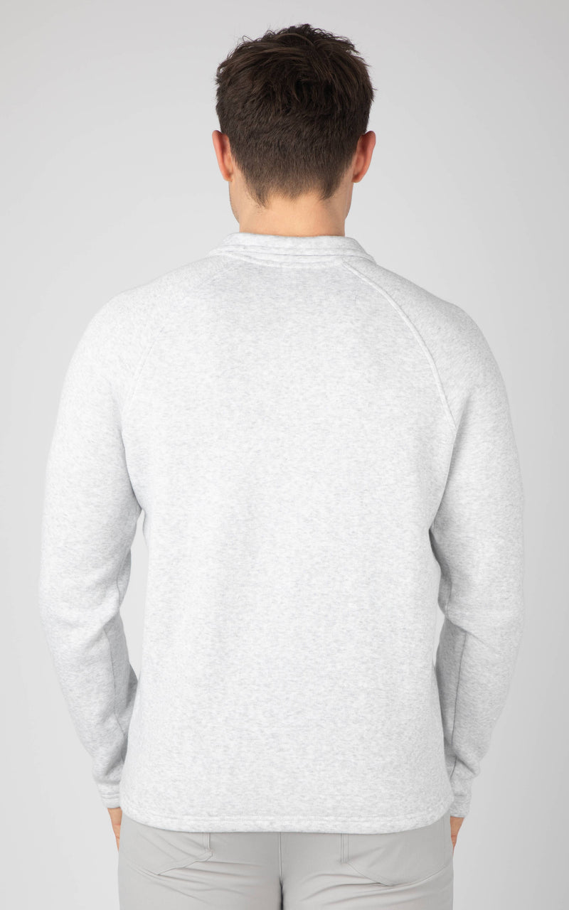 Men's Quarter Zip Sweatshirt with Raglan Sleeves: Multiple Colors