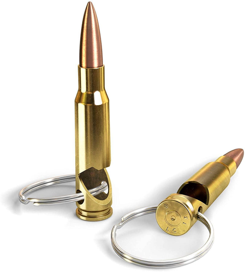 Real Bullet Keychain Bottle Opener - Made in USA