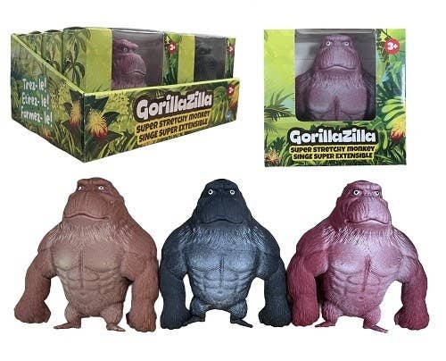 1.5lb Jumbo Gorillazilla - Viral Stretchee Monkee Toy