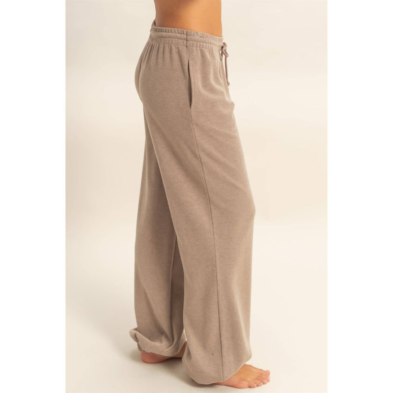Nicole Soft Ribbed Jogger Pants
