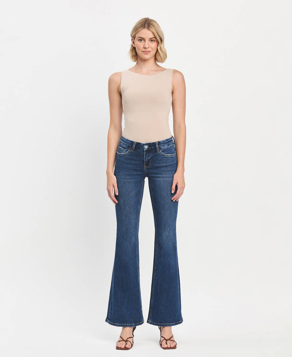 Leah Braided Belt Jeans by Flying Monkey