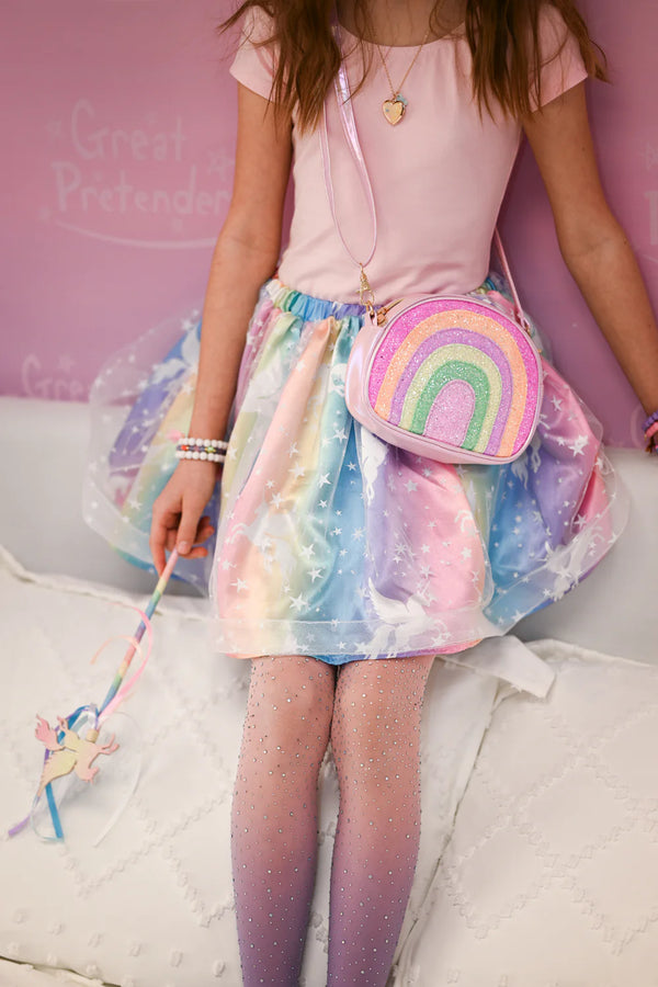 Rainbow Shine Sparkle Purse