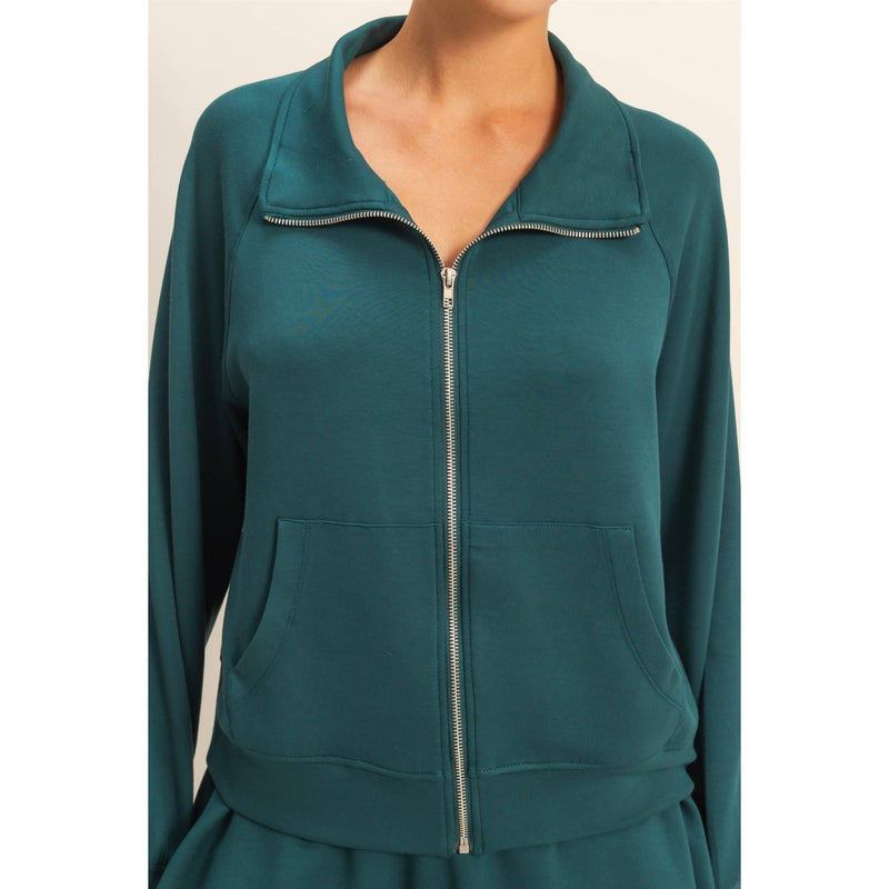 Bethany Full Zip Scuba Jacket