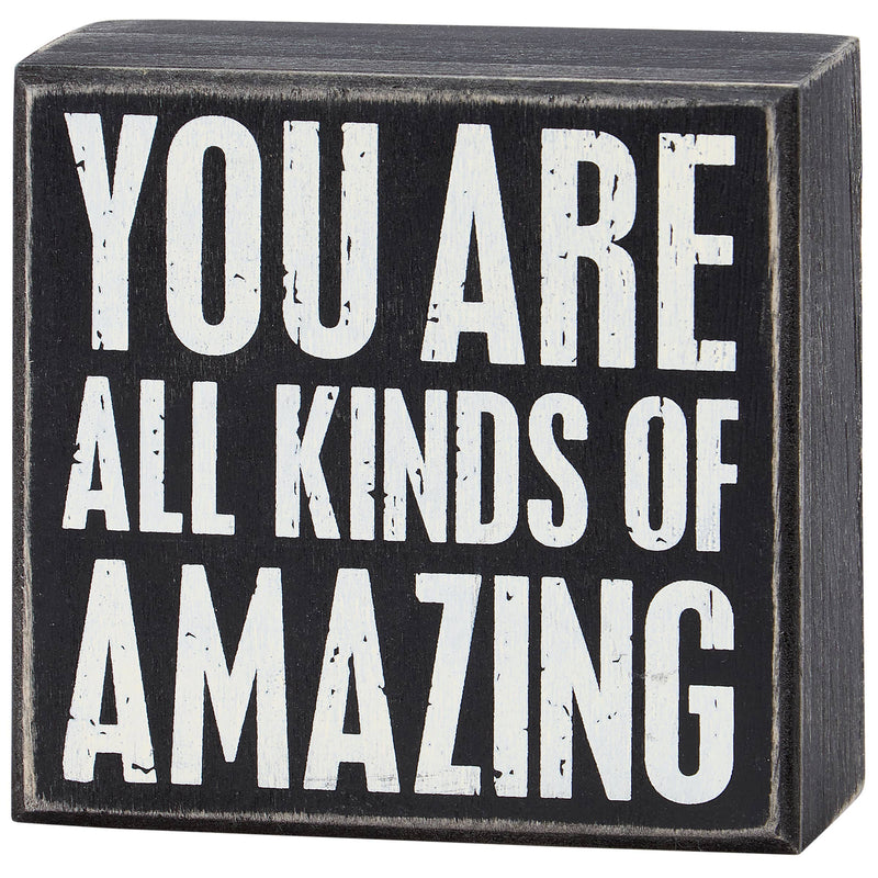 All Kinds Of Amazing Box Sign