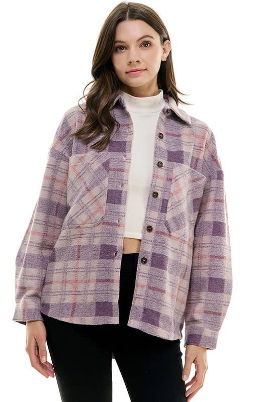 Lilliana Plaid Jacket