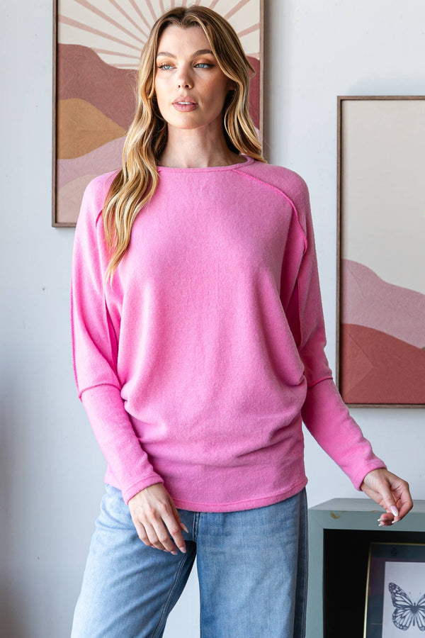 WOMEN'S ELEGANT COZY DOLMAN SWEATER