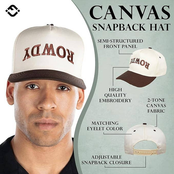 Rowdy (Upside Down) Hat - Beige/Brown