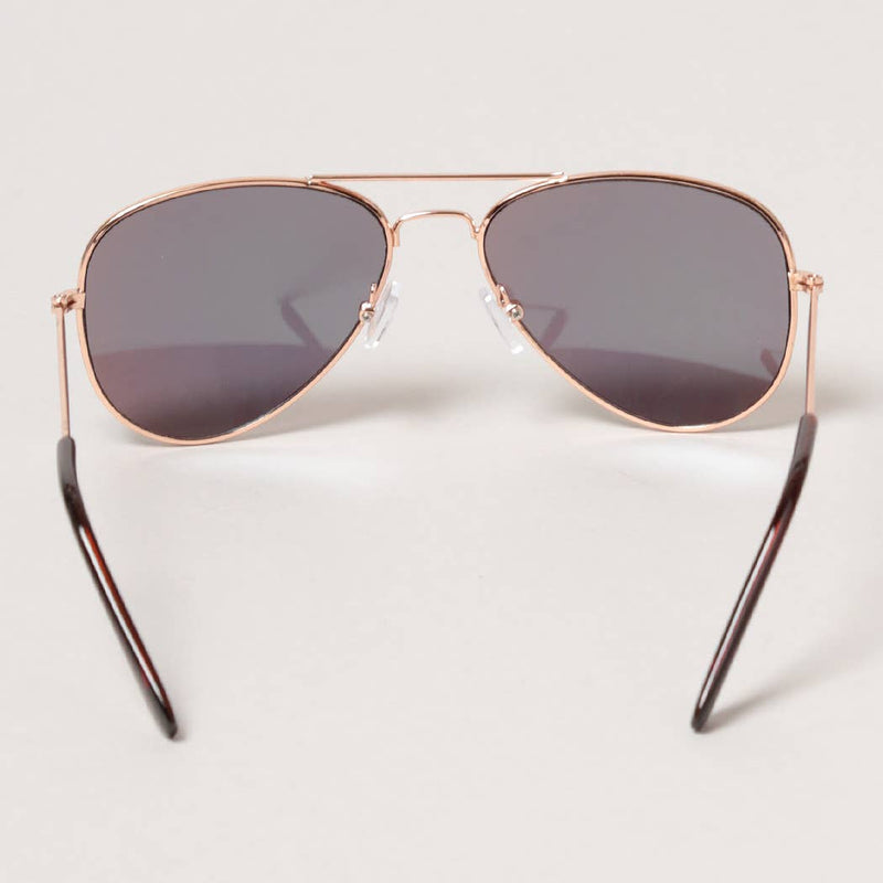 Kid's Tinted Aviator Sunglasses-Various Colors