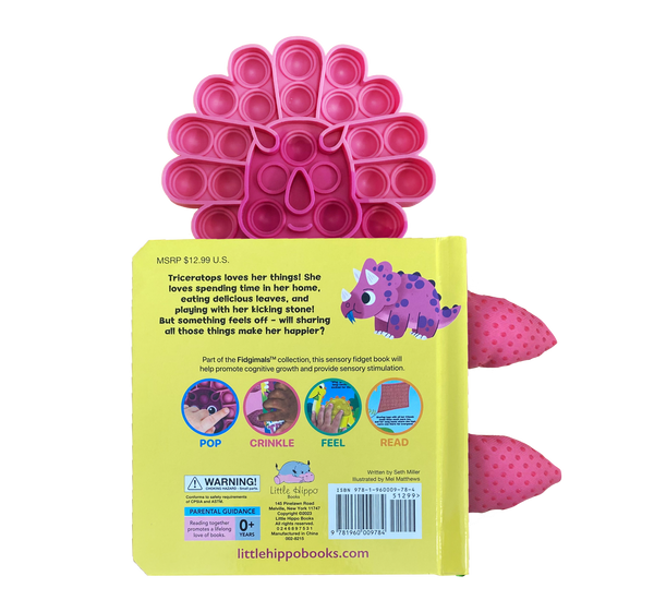 Little Triceratops - Your Sensory Fidget Book