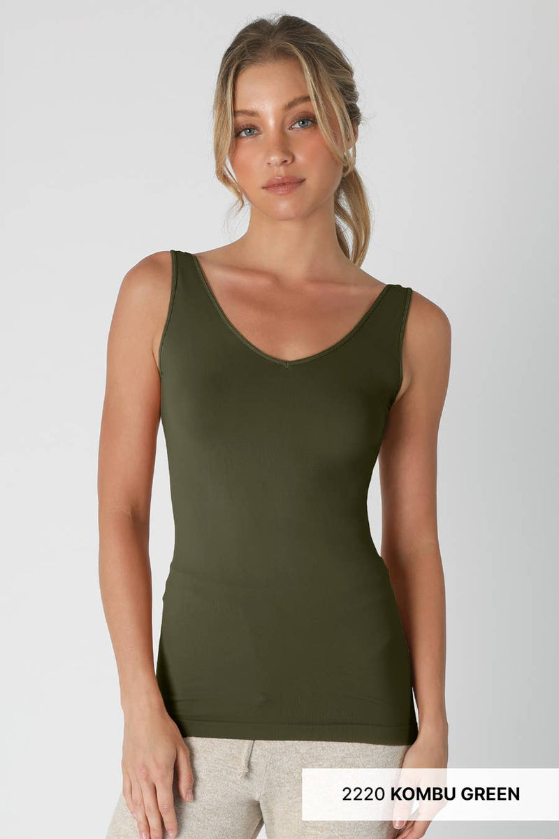 Reversible Tank Top- White