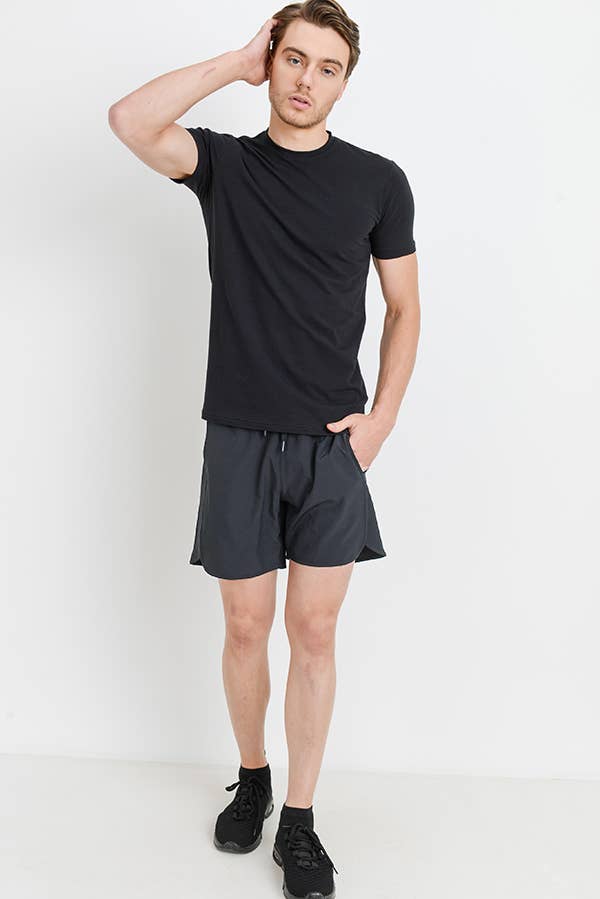 Men's Essential Active Shorts: Black