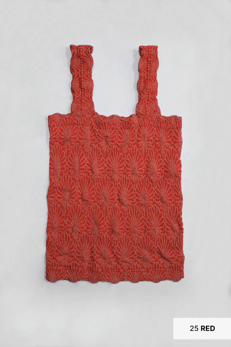 Lace Textured Square Top- Multiple