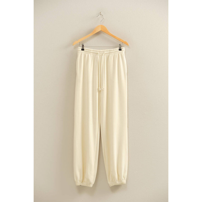 Nicole Soft Ribbed Jogger Pants