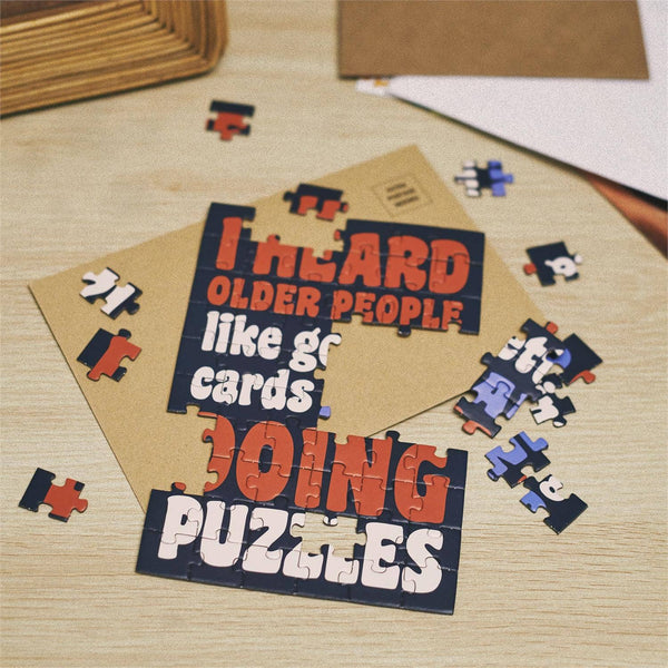 Doing Puzzles Puzzle Card