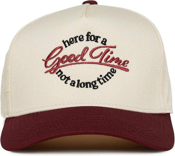 Good Time Not a Long Time -Burgundy