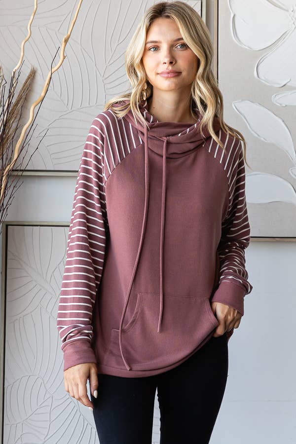 Serena Striped Hood