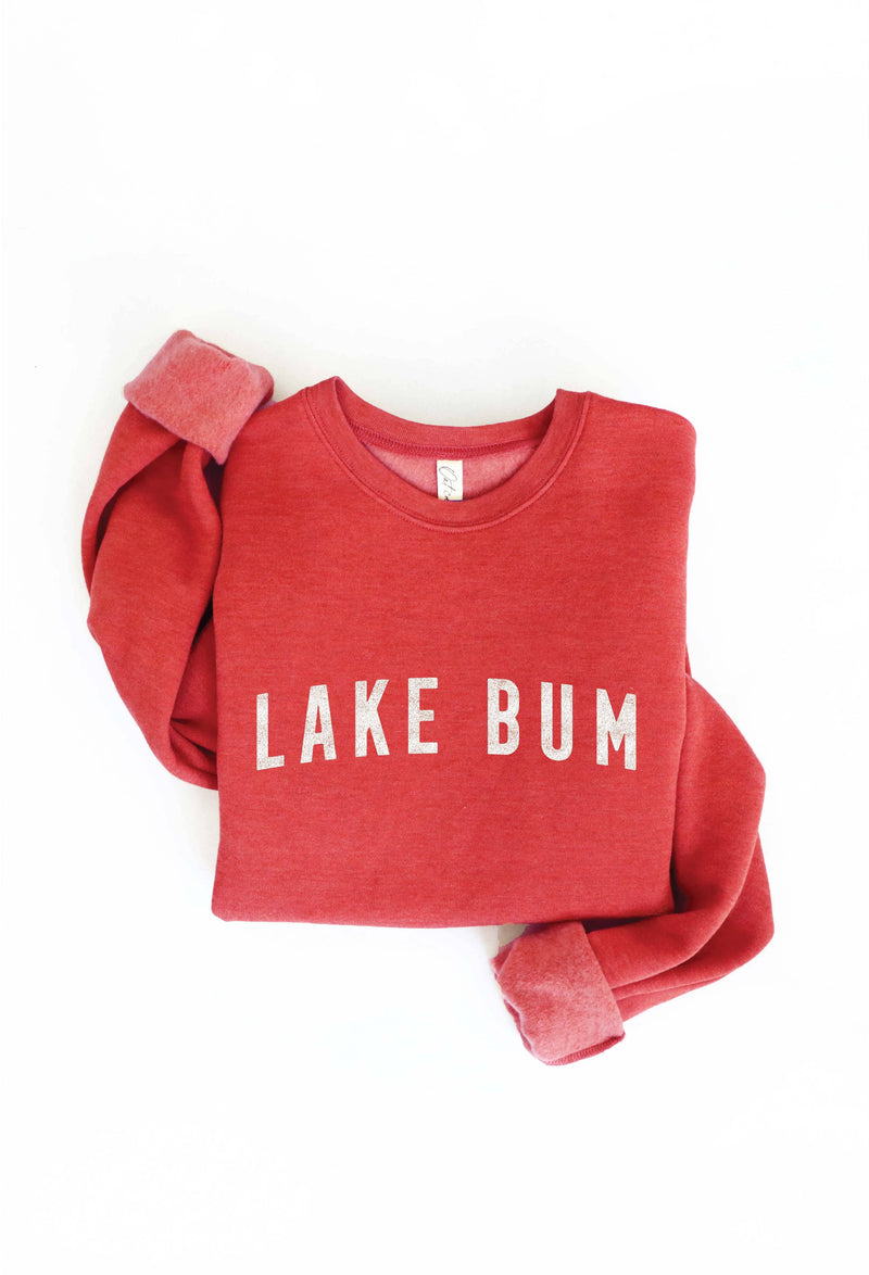 LAKE BUM Graphic Sweatshirt-Dusty Sage