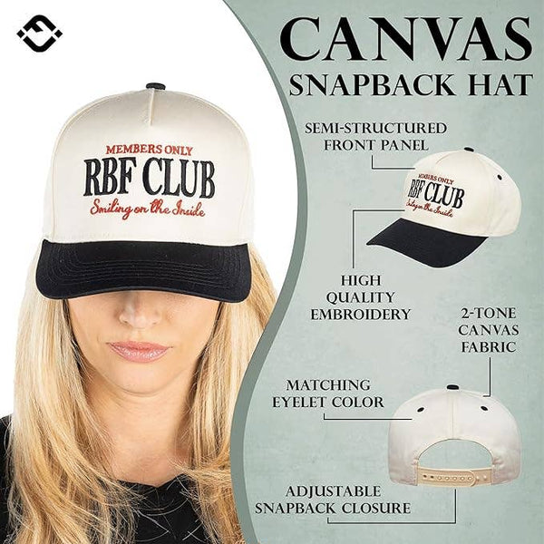 Two Tone Cap -  RBF Club - Beige/Black