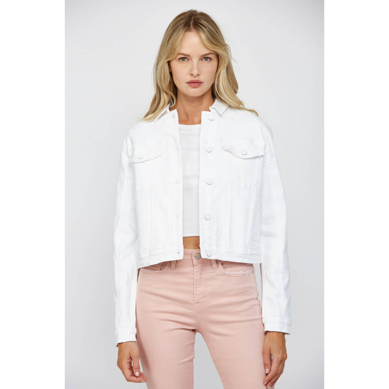 Mica White Denim Jacket