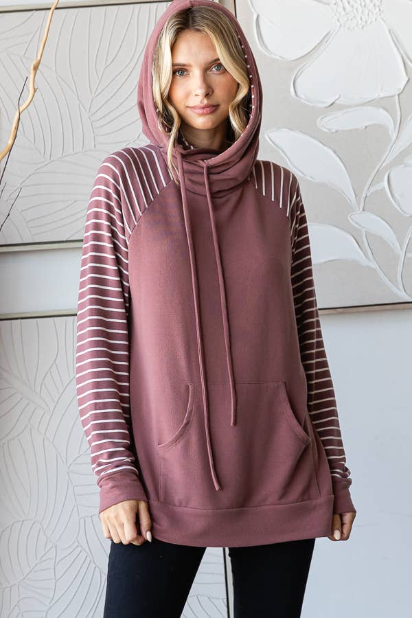 Serena Striped Hood