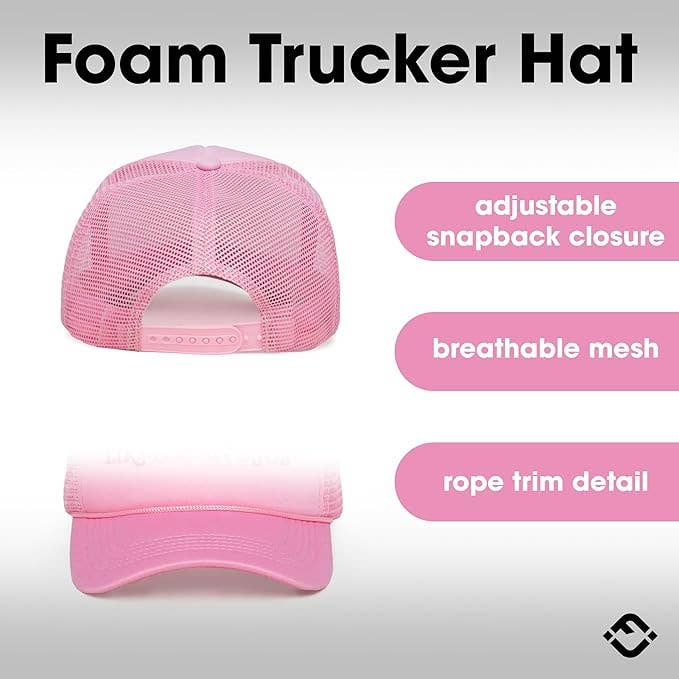 Foam Trucker - That Sounds Like a Man's Job - Light Pink
