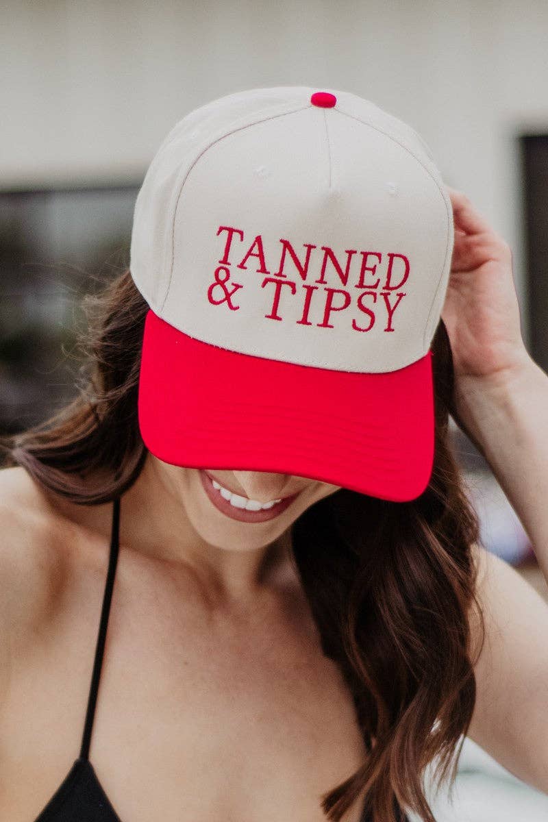 Tanned & Tipsy Two-Tone Hat