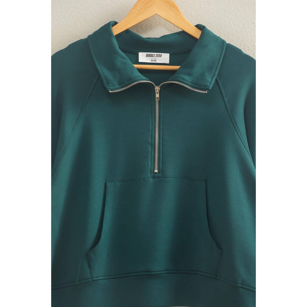 Bethany Scuba Half Zip Sweatshirt