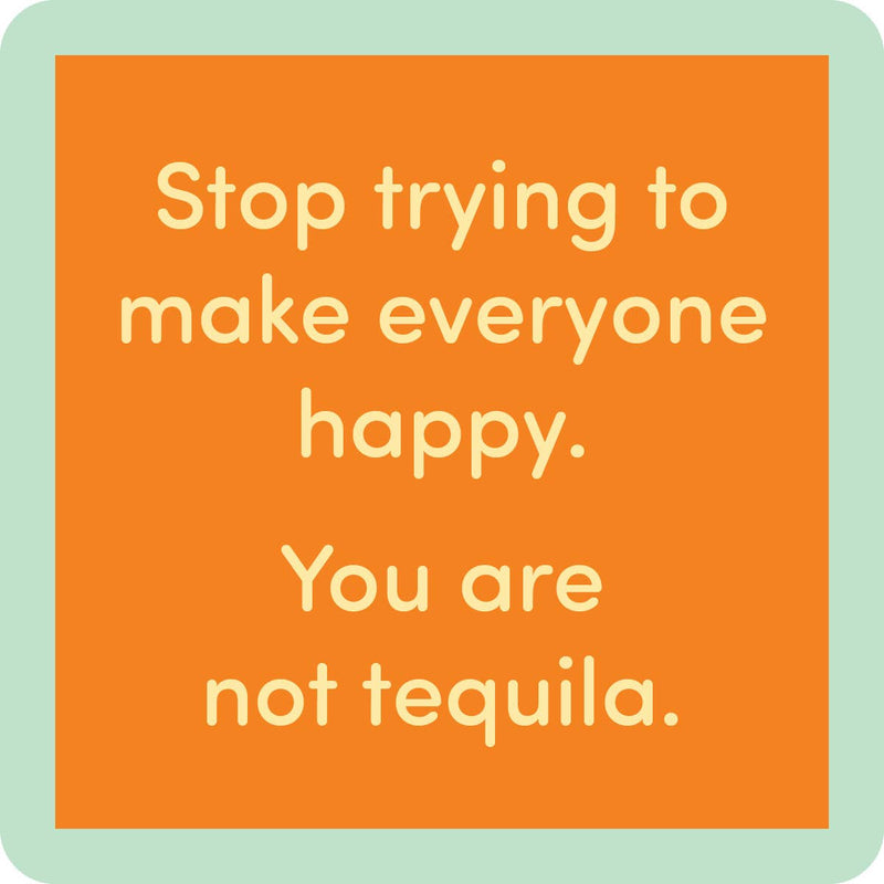 COASTER Tequila | Funny Party Gift | Home Bar Decor