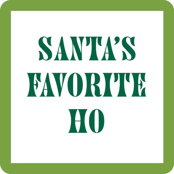 COASTER Santa'S Ho Christmas | Funny Gift | Home Bar Decor