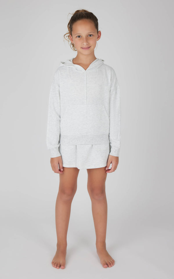 Girls Pullover Hoodie and Skort - Set