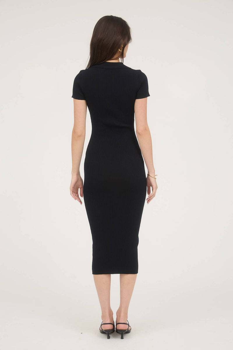 Kathryn Knit Midi Dress - bodycon
