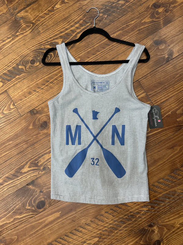 Sota Tank- Striped & Blue