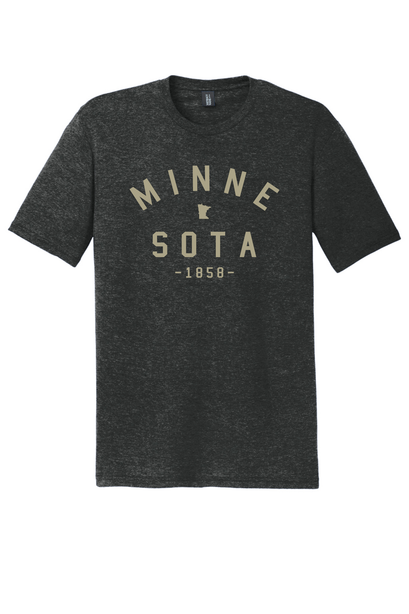 Mn Tee- Heathered Charcoal