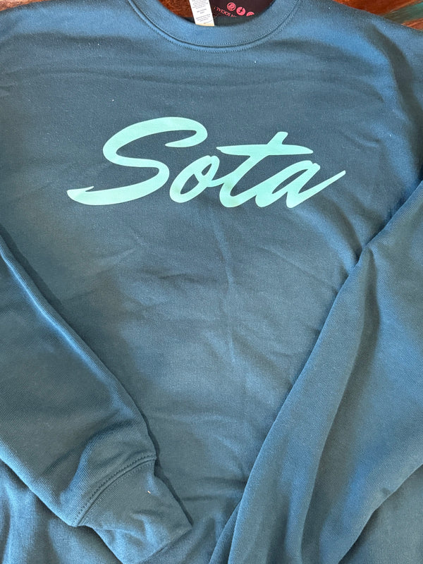 Monochrome Blue Sota Crew