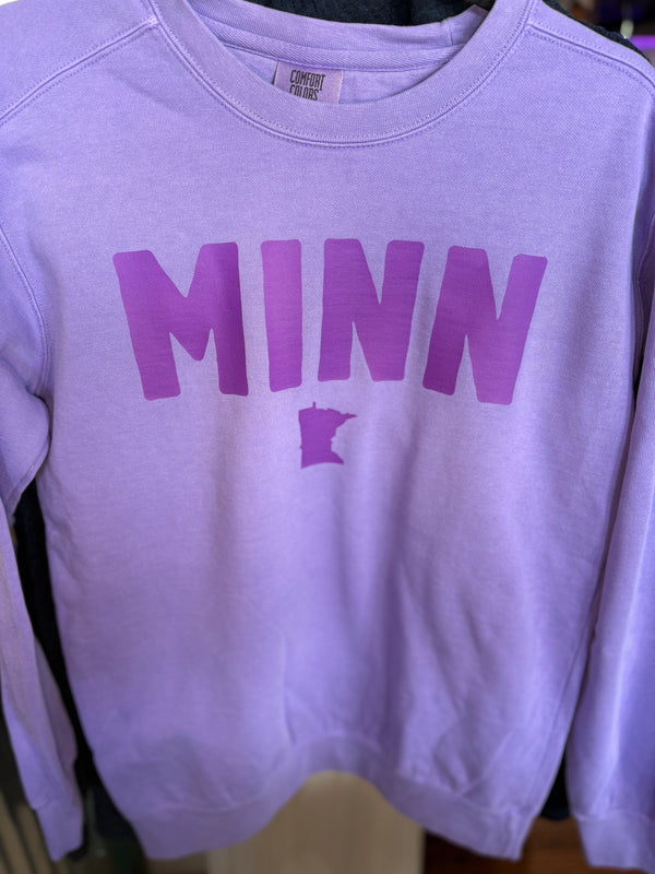 Purple Monochrome Minn Crew